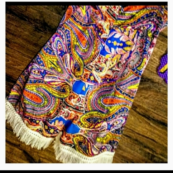 Joyce Romper Size S Bohemian Chic Fringe NWOT - Picture 6 of 10